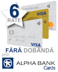 6 rate fara dobanda prin Alpha Cards