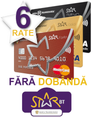 6 rate fara dobanda prin CardAvantaj