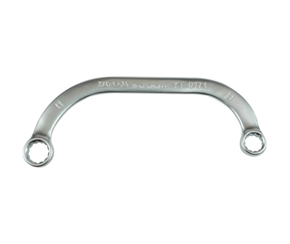 Clé Polygonale Demi-lune Yato – Ouverture 11 X 13 Mm, Acier Chrome-vanadium, Pour Travaux Mécaniques