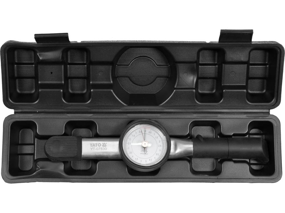 Cheie dinamometrică cu ceas, 1/4 0.5 - 5 Nm Yato YT-07830