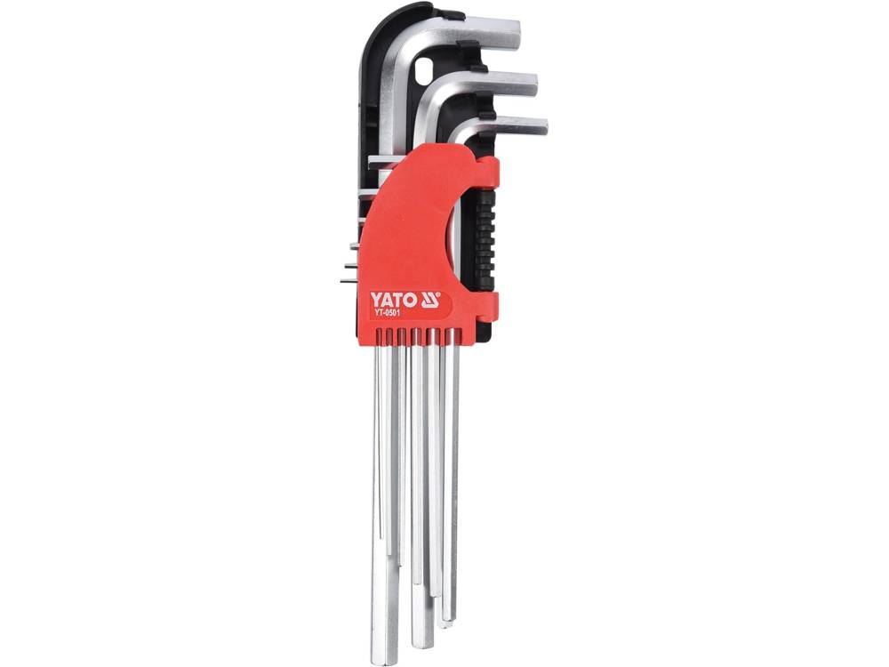 Set chei imbus 9 buc 1.5 - 10 mm Yato YT-0501 | MagazinulCuScule.ro