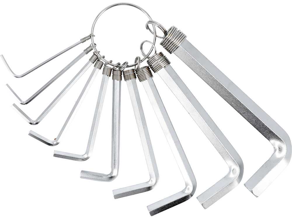 Set imbusi hexagonali 10 buc 1.5 - 10 mm, CR-V Vorel 56391