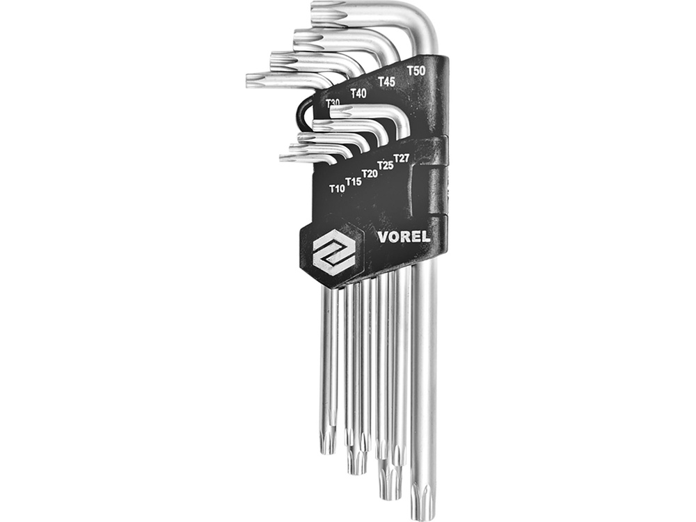 Set chei torx 9 buc T10 - T50 CR-V Vorel 56478 | MagazinulCuScule.ro