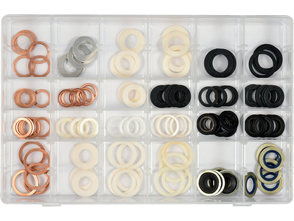 Set 120 bucăți șaibe pentru buson ulei Yato YT-068641