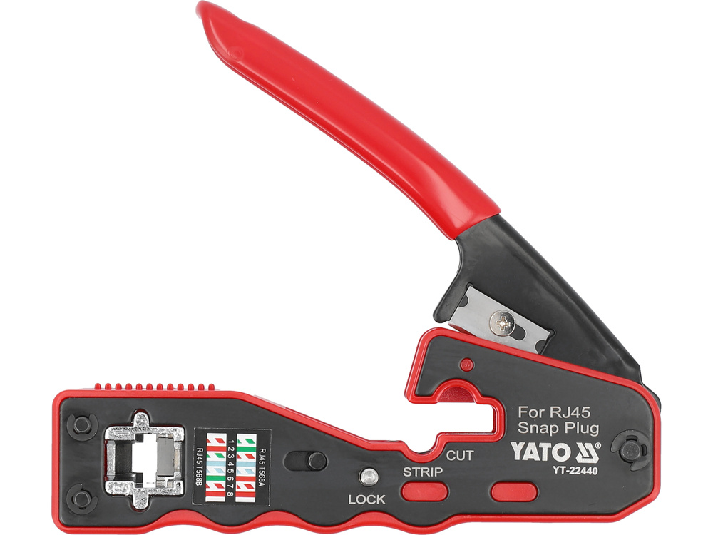 Clește pentru sertizat mufe RJ-45 Yato YT-22440 | MagazinulCuScule.ro