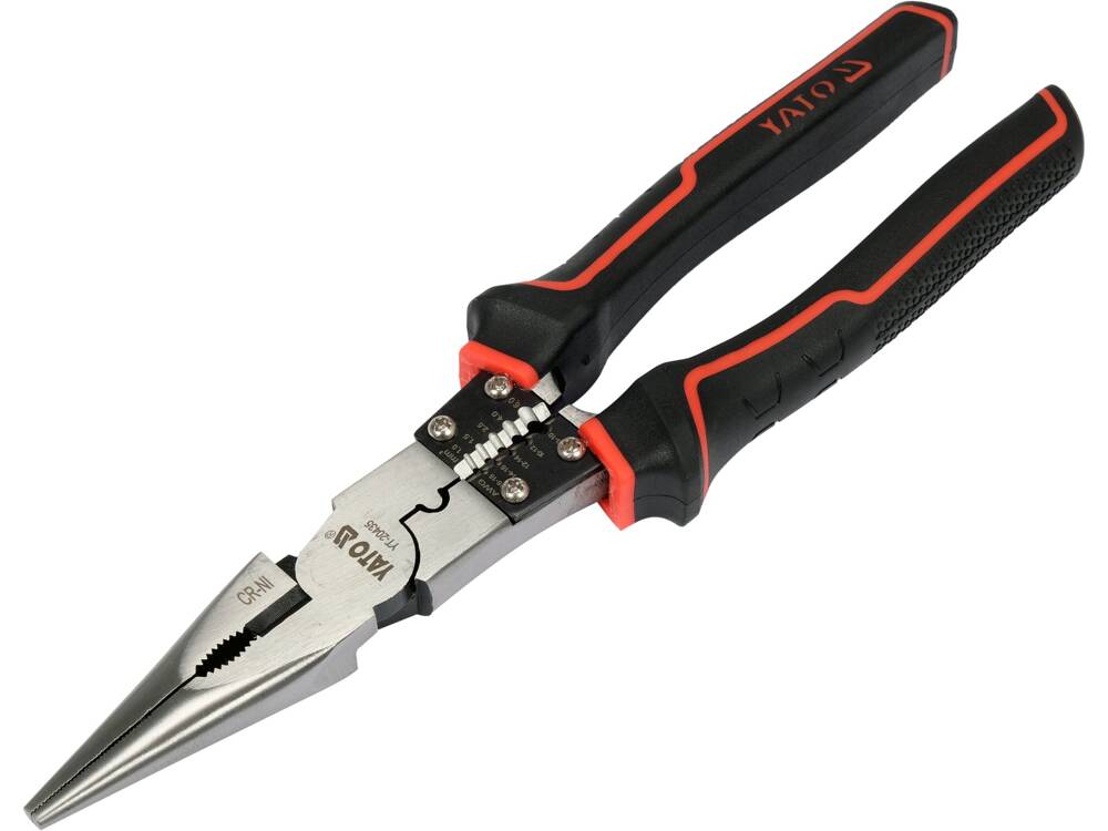 Clește vârfuri lungi, multifuncțional, 240 mm Yato YT-20435