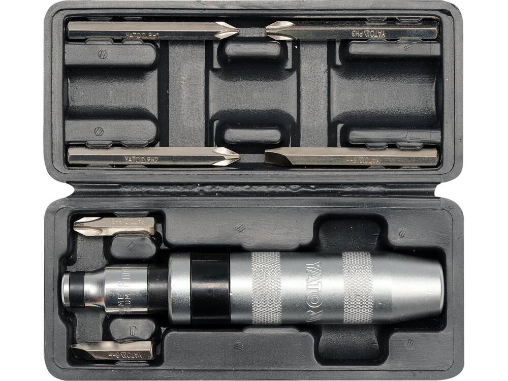 Șurubelniță de impact cu percutor 7 buc Yato YT-2802