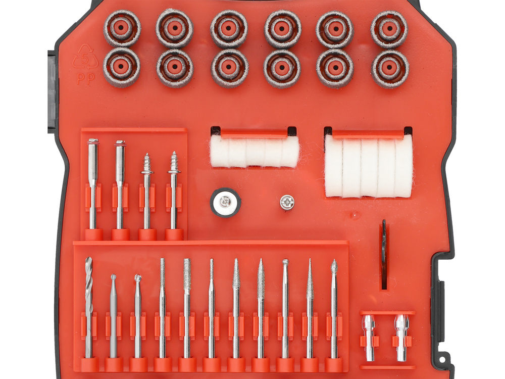 Set accesorii mini freză 201 de piese Yato YT-34671