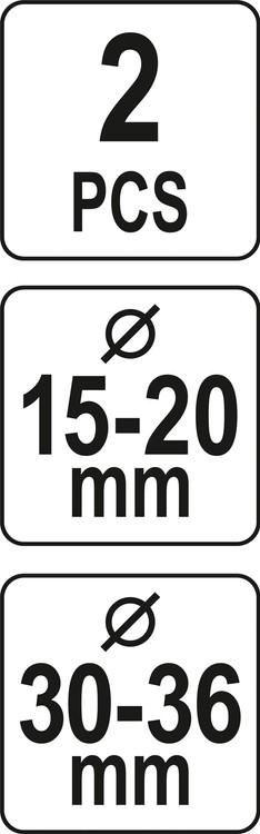 Set ventuze pentru slefuit supape, 2 Buc. Yato YT-06187