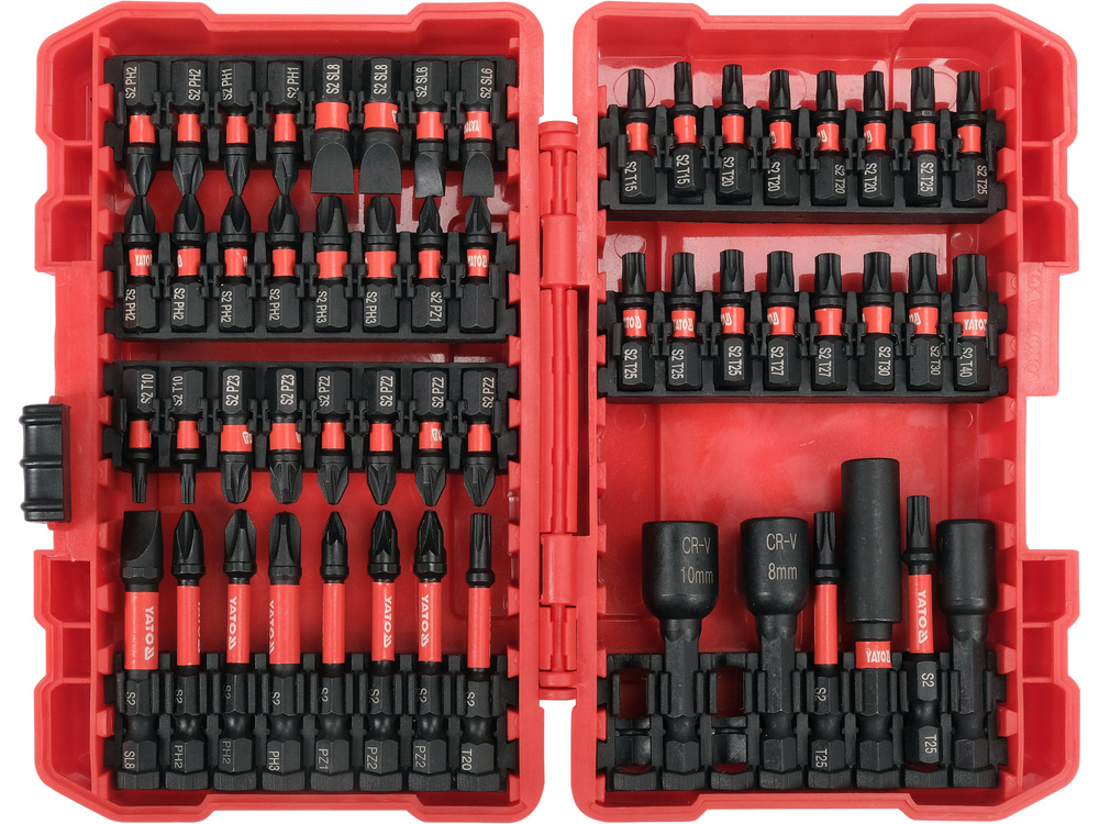 Set biți de impact 54 piese Yato YT-04617 | MagazinulCuScule.ro