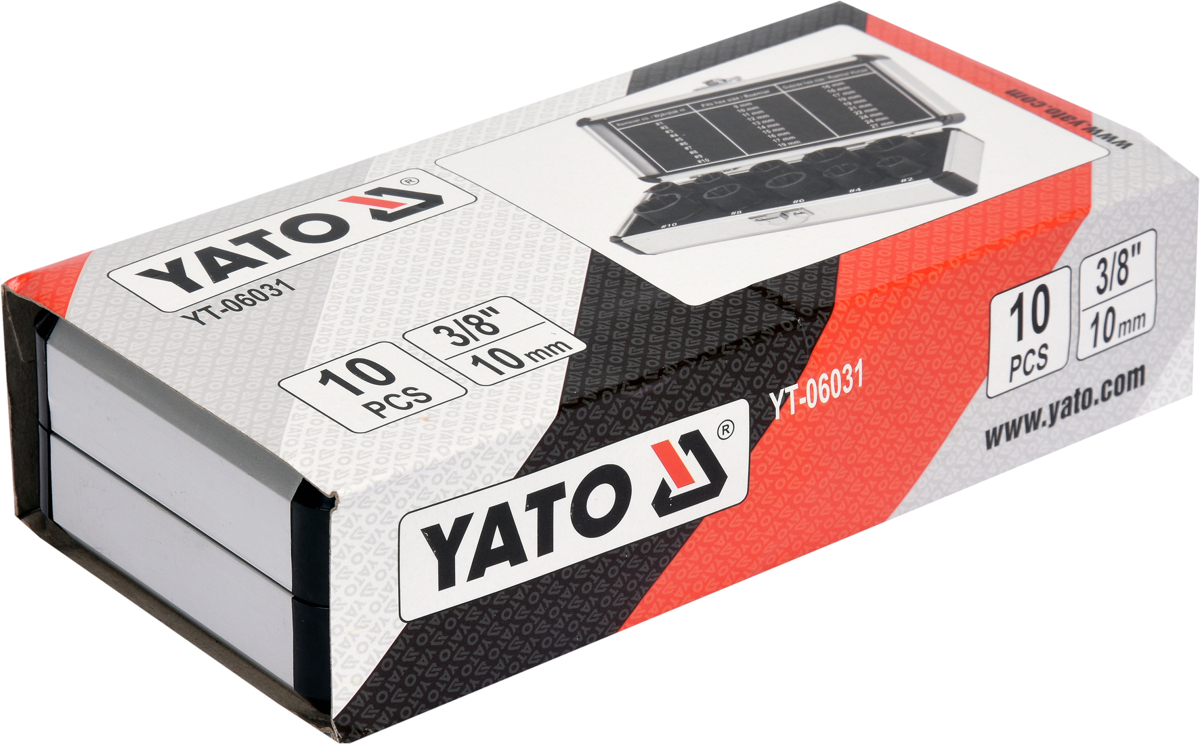 Set extractoare șuruburi 3/8, 10 buc Yato YT-06031