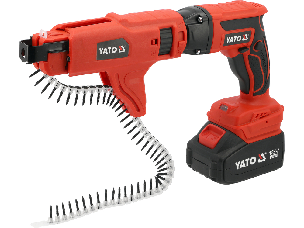 Mașină șuruburi bandă rigips 18V 1x4 Ah Yato YT-82075
