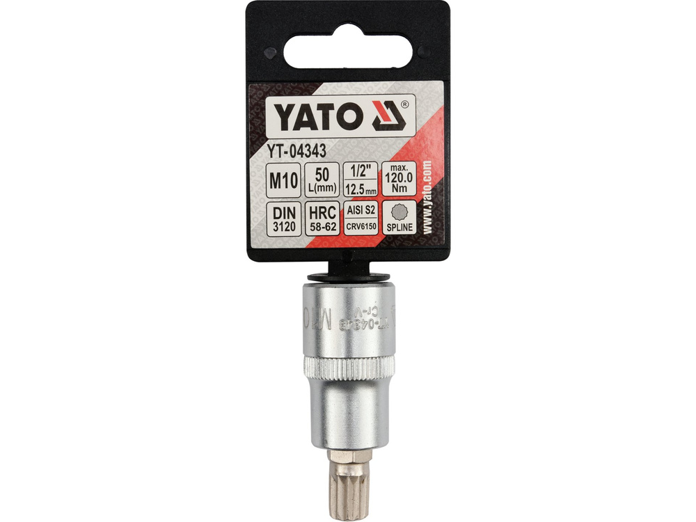 Bit spline M10 cu adaptor 1/2