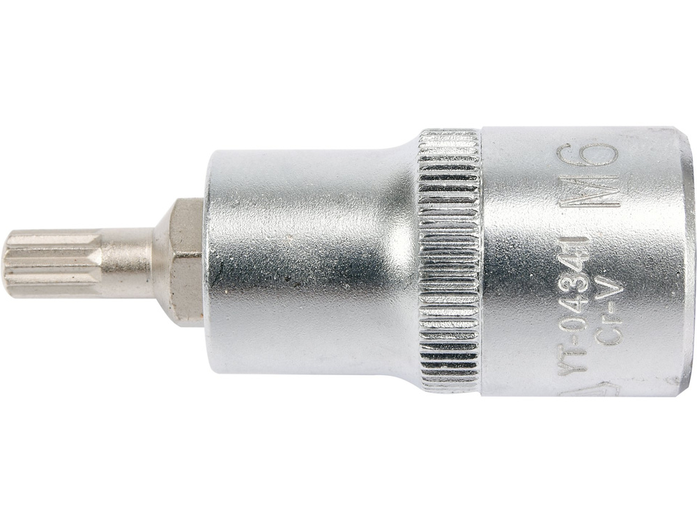 Bit spline M6 cu adaptor 1/2