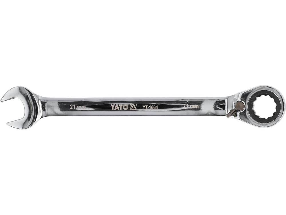 Cheie combinată și inelară cu clichet 21 mm Yato YT-1664