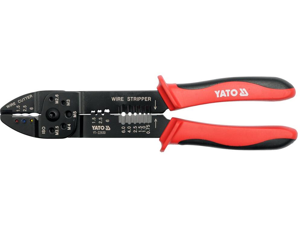 Clește multifunțional pentru sertizat si decablat 240 mm Yato YT