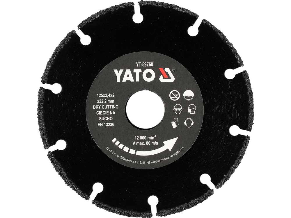 Yuu-i★　0915 Disc pentru lemn 125 mm Yato YT-59760 | MagazinulCuScule.ro