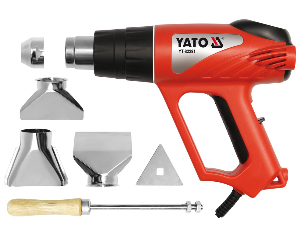 Pistol aer cald + accesorii 2000W Yato YT-82291 | MagazinulCuScule.ro