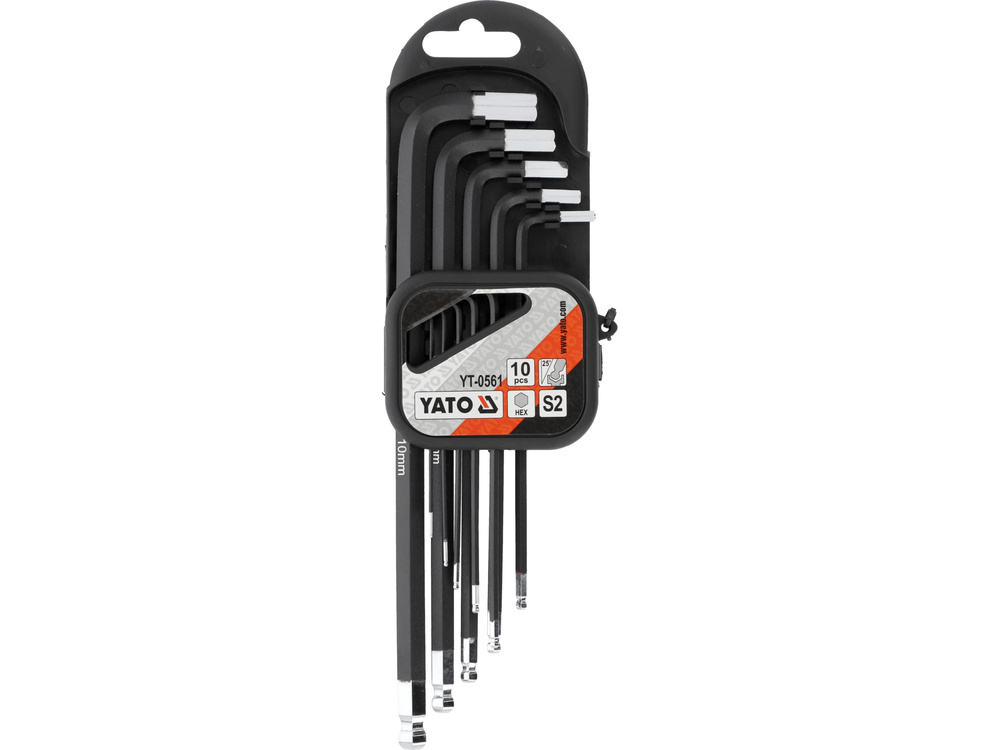 Set chei imbus hex S2 10 buc Yato YT-0561 | MagazinulCuScule.ro