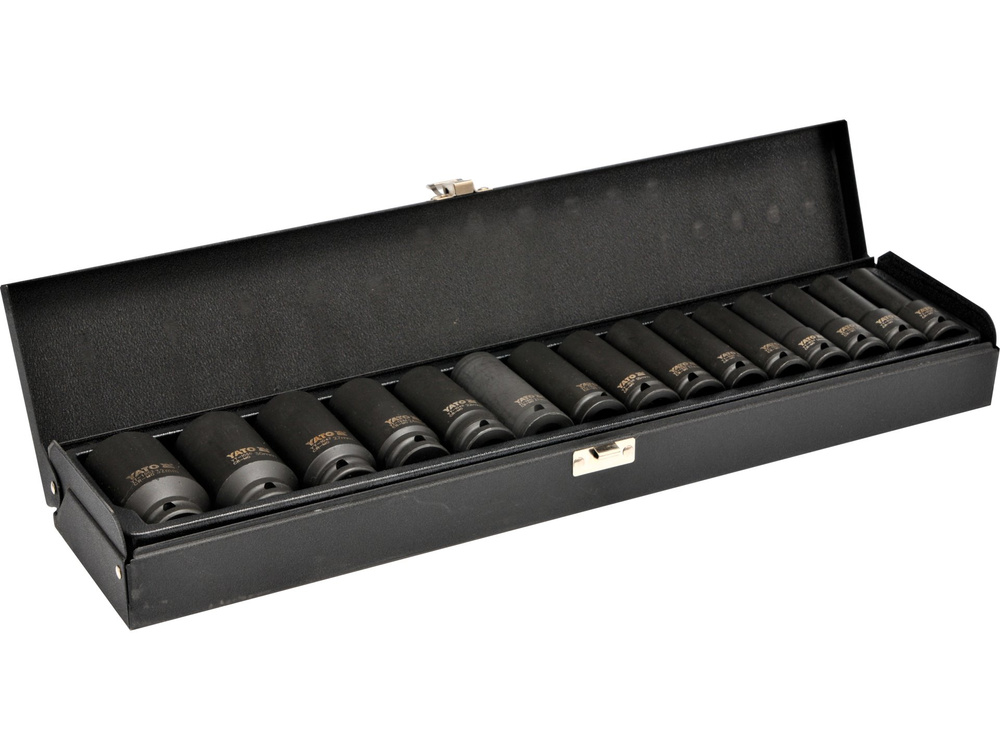 Set 15 Chei tubulare de impact lungi 10 - 32 mm 1/2