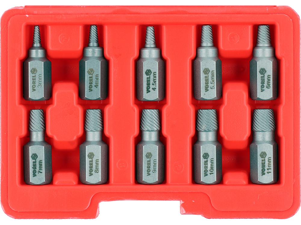 Set extractoare, 10 piese Vorel 24007 | MagazinulCuScule.ro