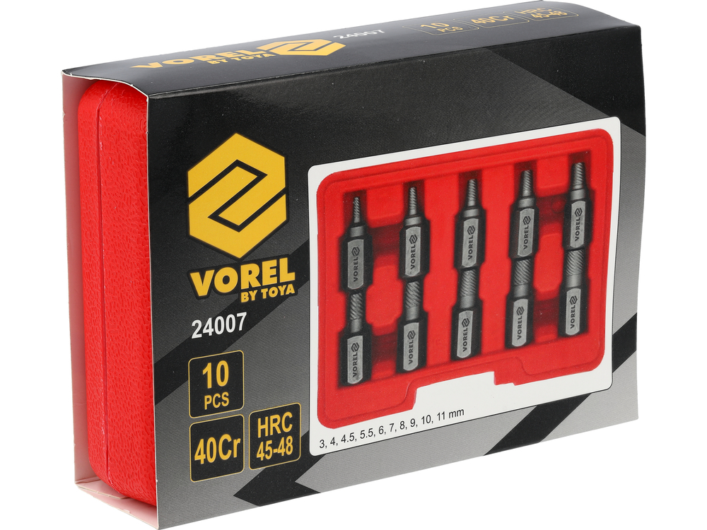 Set extractoare, 10 piese Vorel 24007 | MagazinulCuScule.ro
