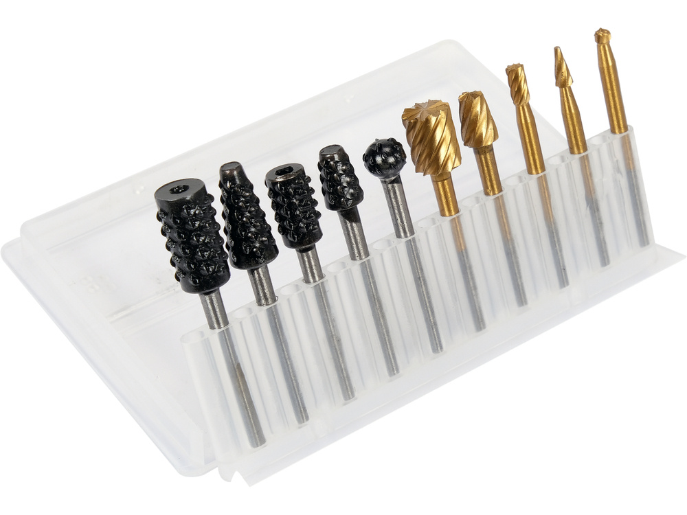 Set freze pentru lemn/metal/plastic, 10 Piese Yato YT-61730