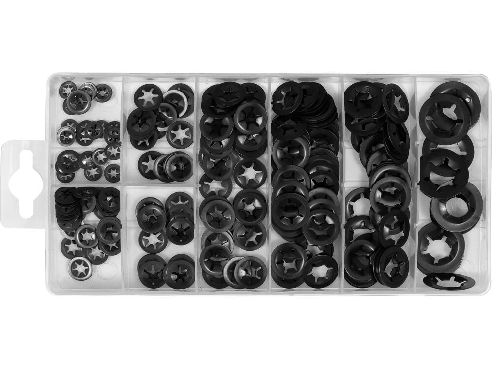 Set șaibe fixare autoblocante, 260 Bucăți Yato YT-06860