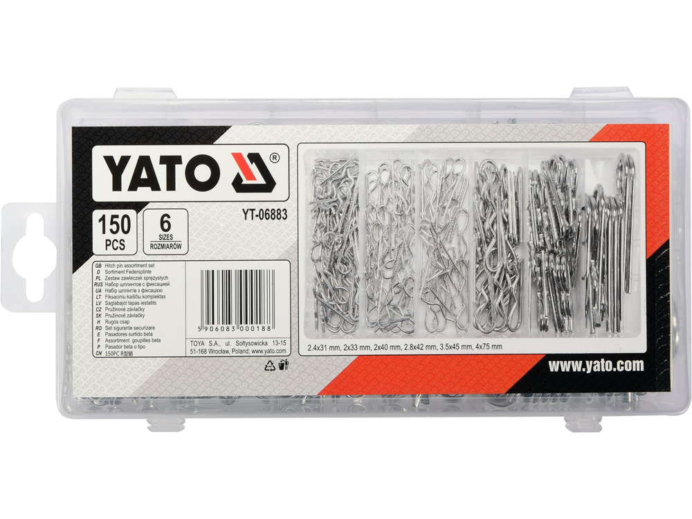 Set 150 siguranțe Yato YT-06883 | MagazinulCuScule.ro