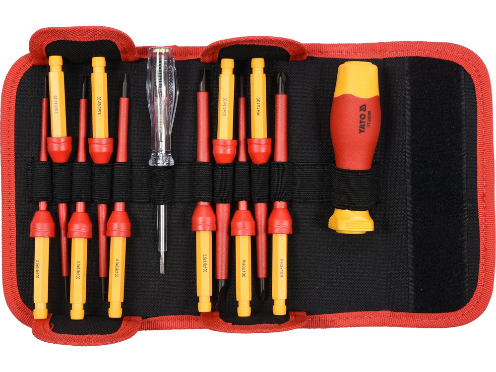 Set șurubelnițe VDE interschimbabile 12 pcs Yato YT-28290