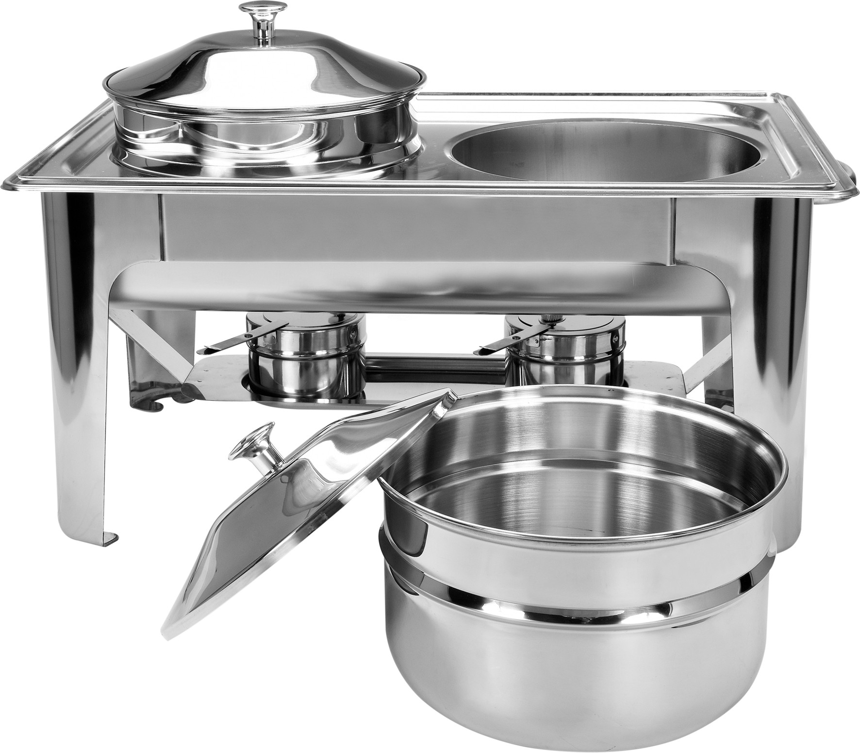 Chafing dish pentru supe 2 x 4.5 L Yato YG-04125 | MagazinulCuScule.ro