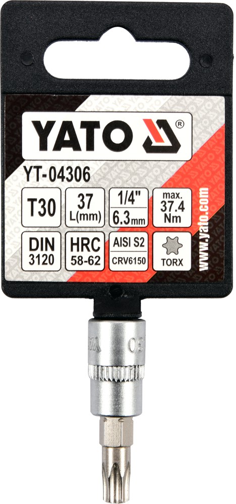 Bit torx T30 cu adaptor 1/4