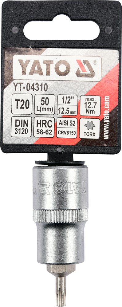 Bit torx T20 cu adaptor 1/2