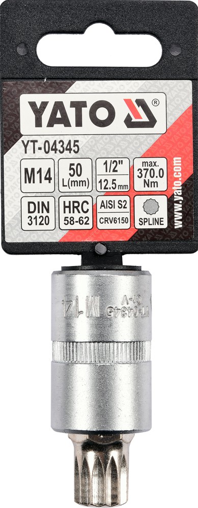 【p-ya】 Bit spline M14 cu adaptor 1/2