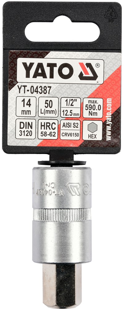 コタロー Bit hex 14 mm cu adaptor 1/2