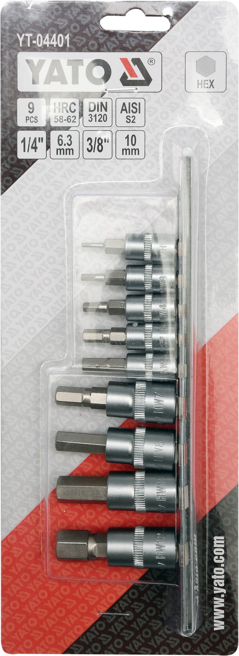 iberis.tgcさん専用 Set 9 biți hexagon Yato YT-04401 | MagazinulCuScule.ro