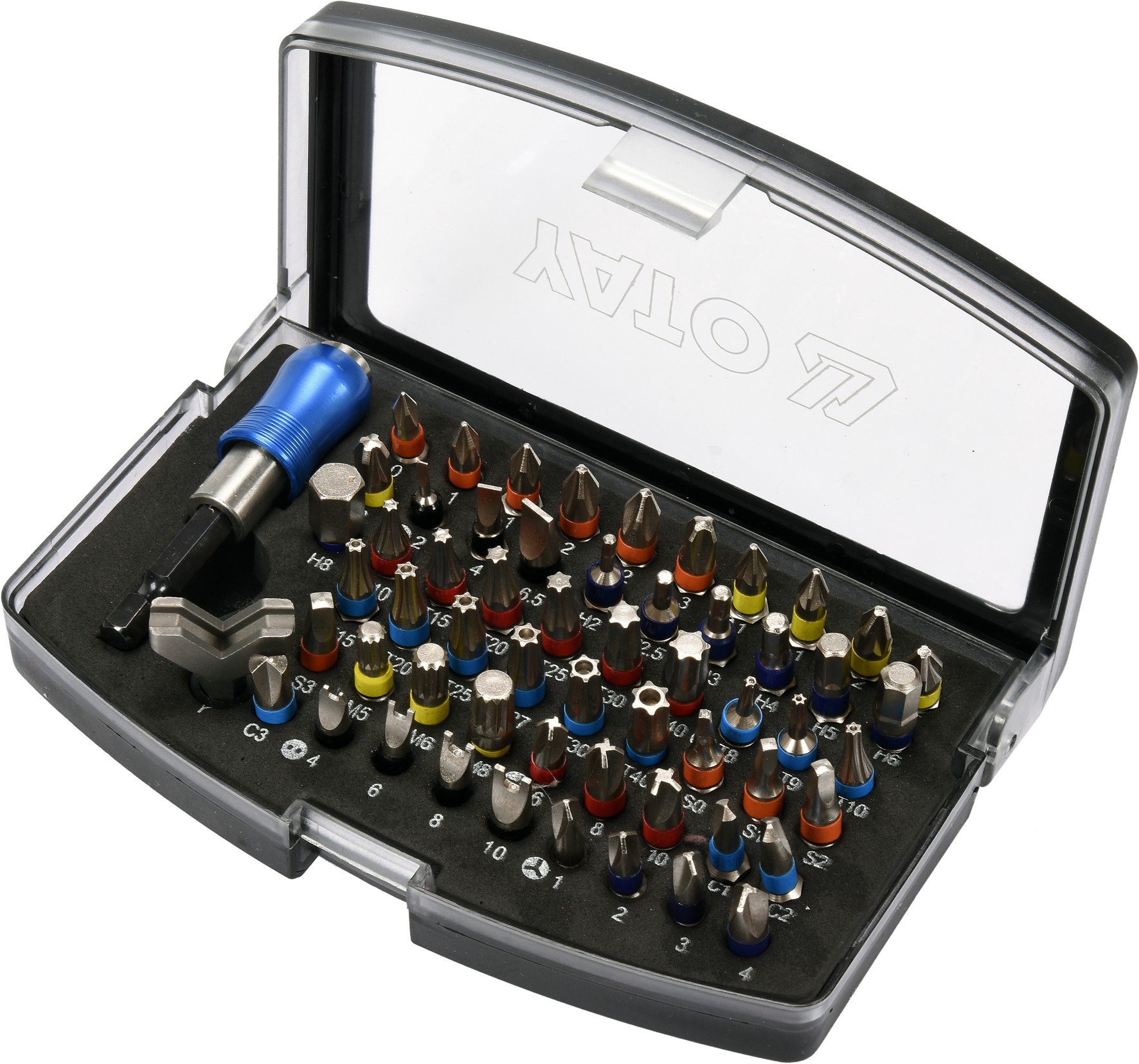 Trusa 59 de biti cu adaptor Yato YT-04624 | MagazinulCuScule.ro