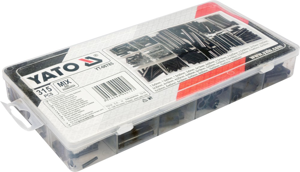 YT Set 315 splinturi elastice crestate Yato YT-06785