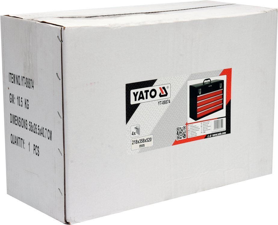 Cutie scule metalică, 4 sertare Yato YT-08874 | MagazinulCuScule.ro