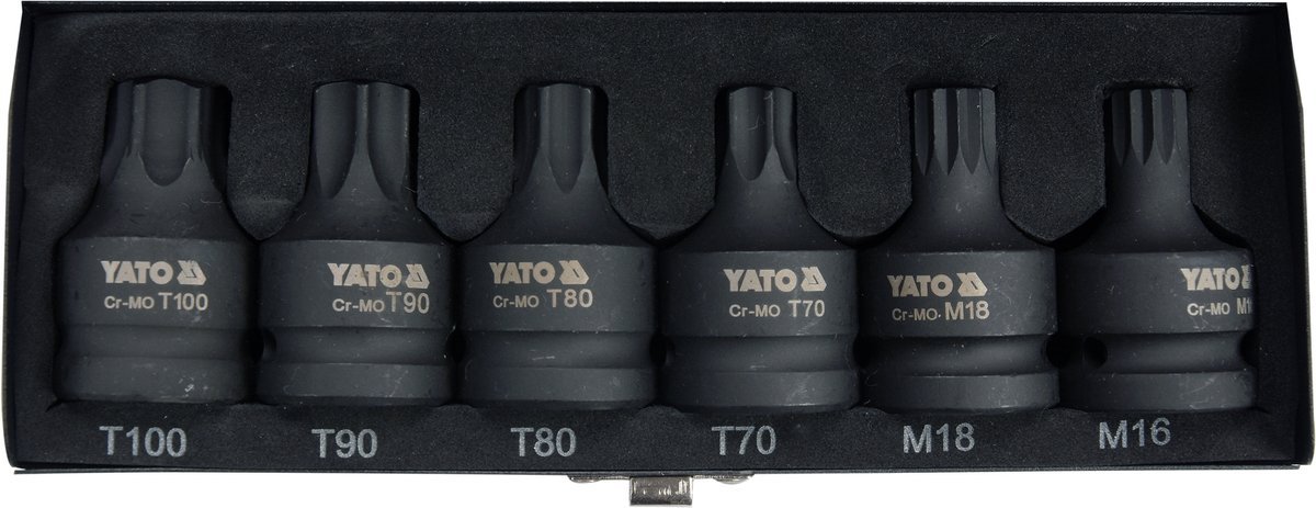 Set torx / spline bit6buc 3/4 Yato YT-10653 | MagazinulCuScule.ro