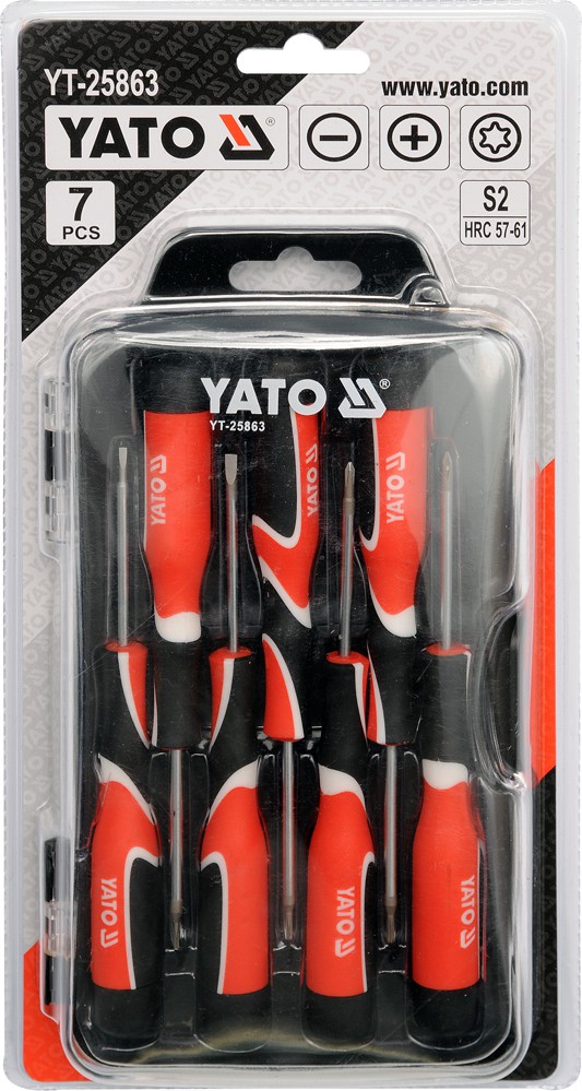 Set șurubelnițe precizie 7 PCS Yato YT-25863 | MagazinulCuScule.ro