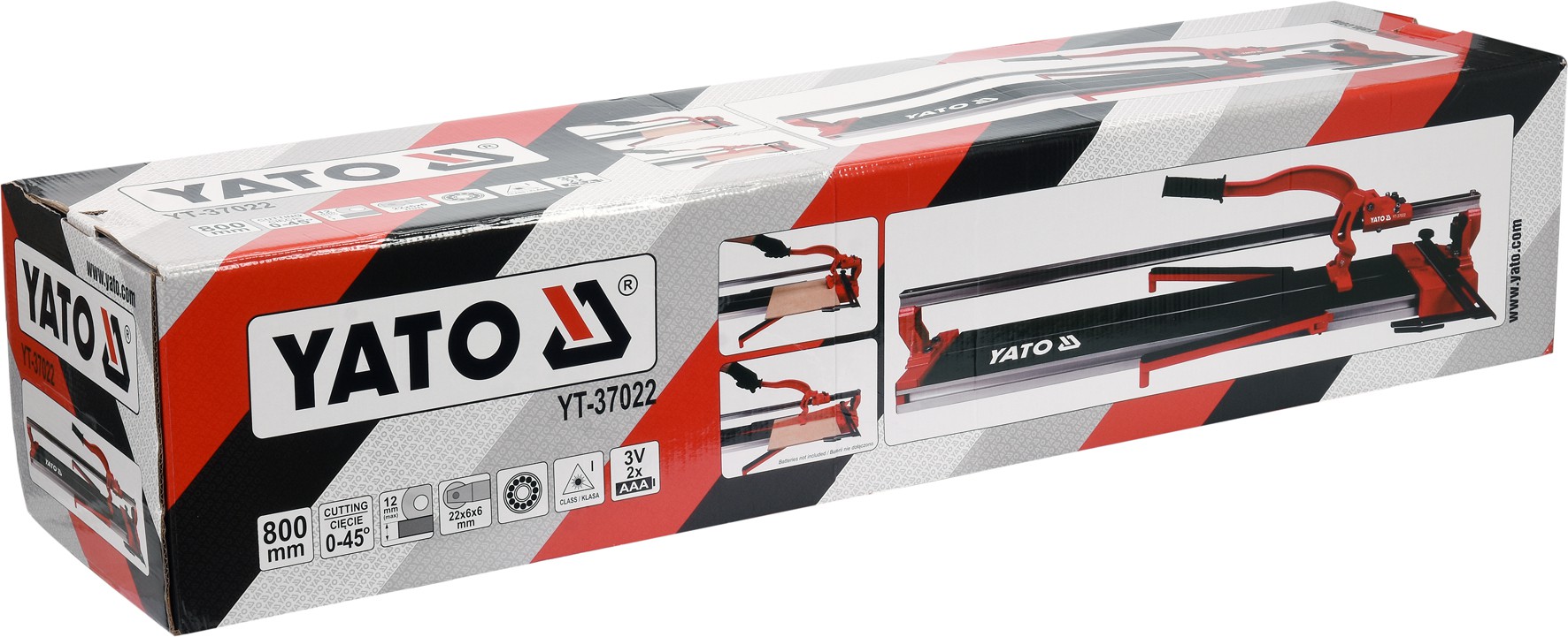 Aparat de tăiat gresie 800 mm cu laser Yato YT-37022