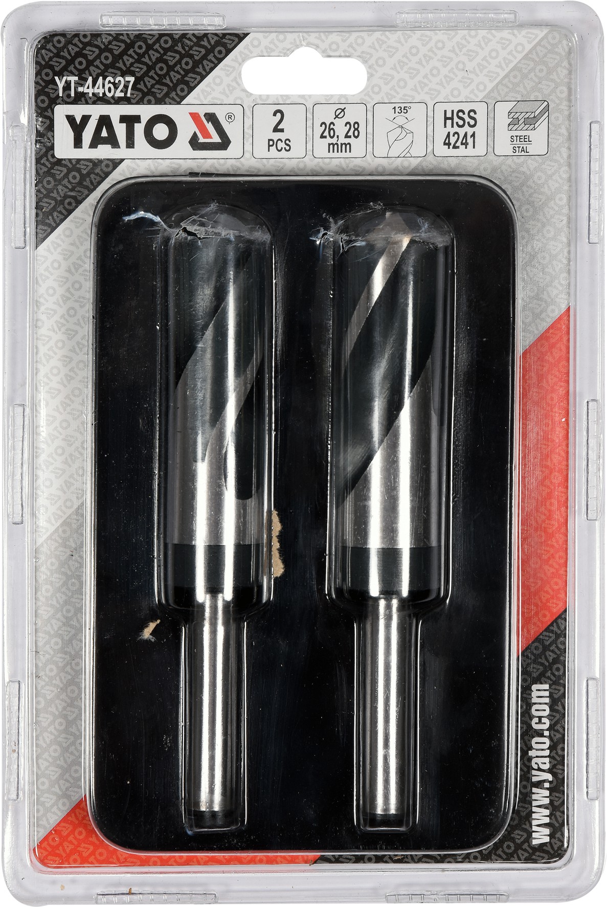 Set Burghie pentru metal, 2 BUC, 26 - 28 mm Yato YT-44627