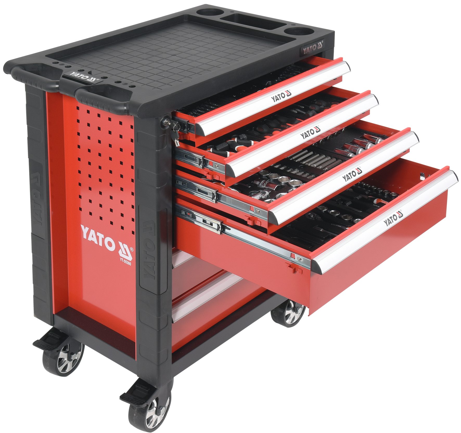 Dulap cu scule profesional 6 sertare echipat complet cu 177 piese