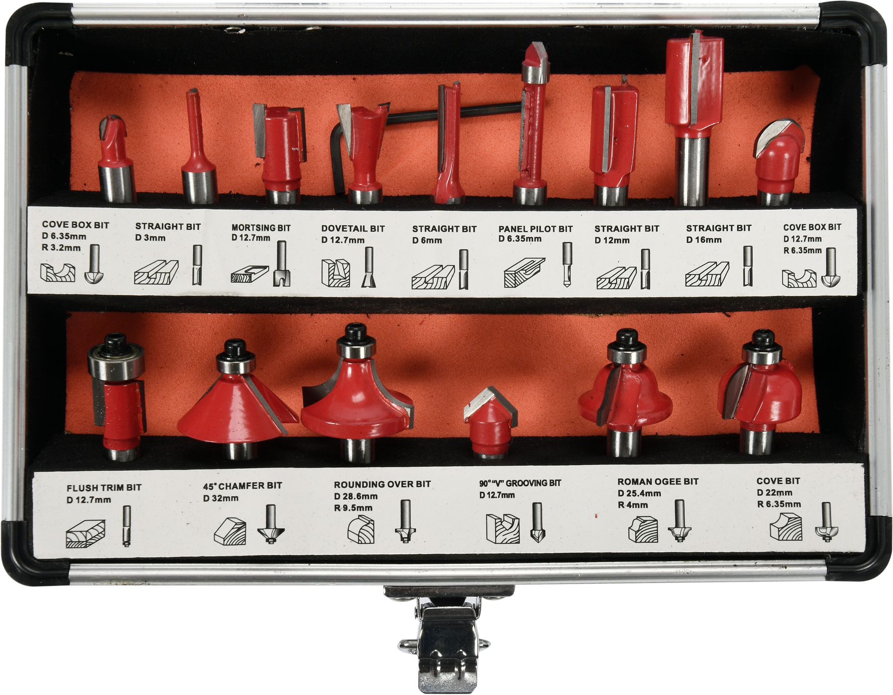 TKセット Set biti GEKO, M Spline XZN, 1/2, 1/4, 10 piese