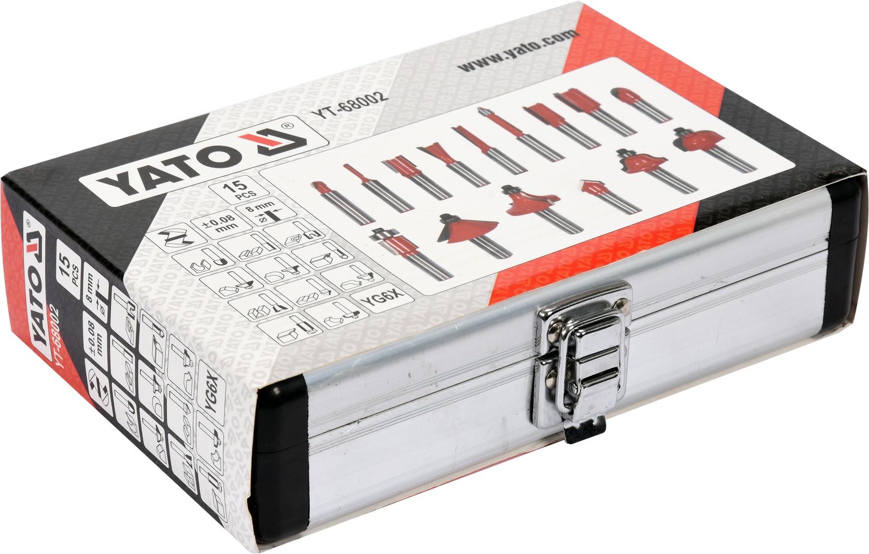 YMO 『GIGA １.２.３』セット Set freze pentru lemn de 15 piese Yato YT-68002 | MagazinulCuScule.ro