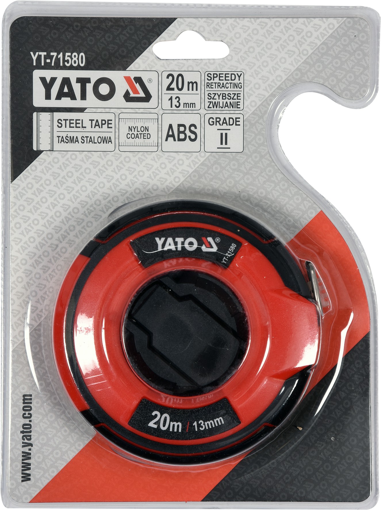 Ruletă 20 m x 13 mm Yato YT-71580 | MagazinulCuScule.ro