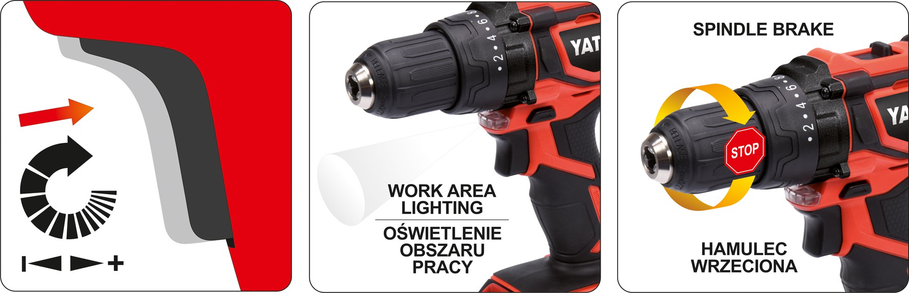 Autofiletantă cu acumulator Li-Ion, 18V, 42 Nm Yato YT-82794