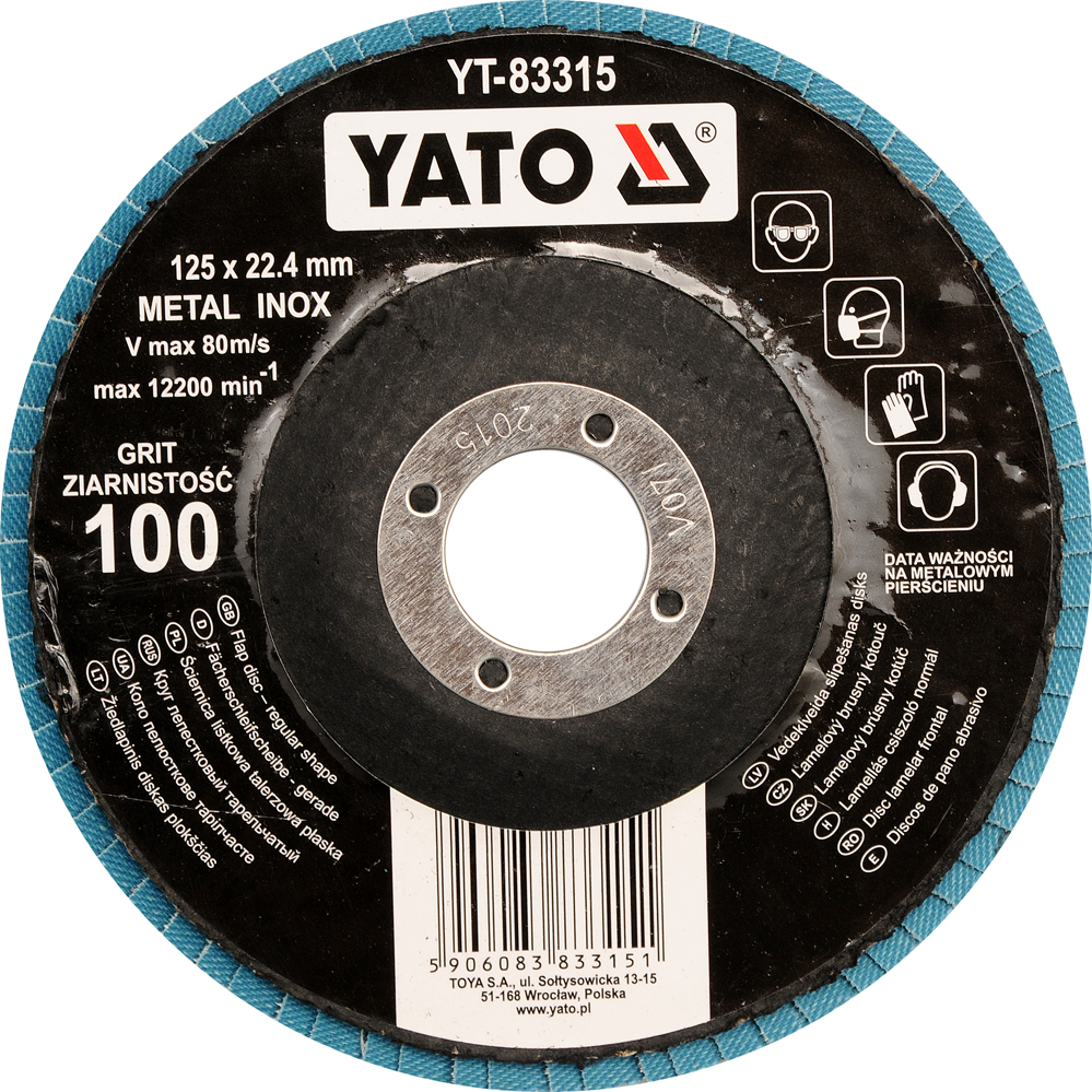 Disc lamelar frontal GR60 125 mm Yato YT-83313 | MagazinulCuScule.ro