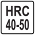 HRC 40 - 50mm